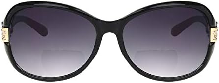 Foster Grant Атрактивен Бифокальный блок BLK с защита срещу UVA-UVB лъчи за женски слънчеви очила