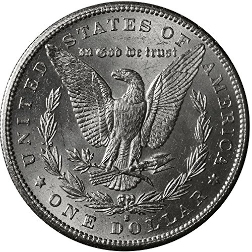 Сребърен долар Морган 1889 г. на стойност 1 Диамант Без лечение