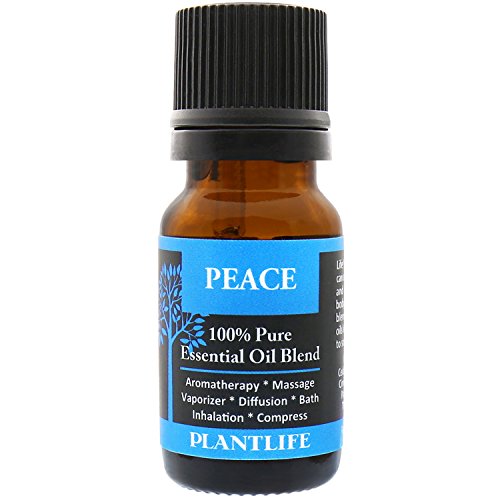 Смес от етерични масла Plantlife Peace за ароматерапия - Директно от растенията, Чист Терапевтичен клас - Без добавки и пълнители -