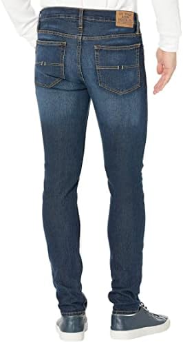 Асоциация на поло САЩ. Ластични Тесни дънки с пет джоба син цвят със средна плътност