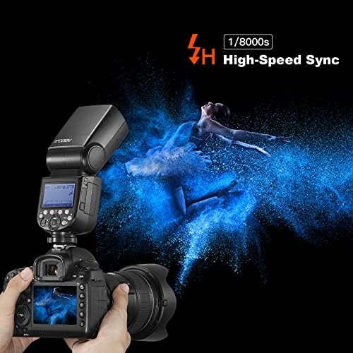 Фотовспышка за камерата Godox V860III-O Speedlite TTL HSS 2,4 G 1/8000 s GN60 5300K която симулира лампа с литиево-йонна