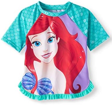 Тениска Disney The Little Mermaid Princess Ariel За малки Момичета със защита от акне