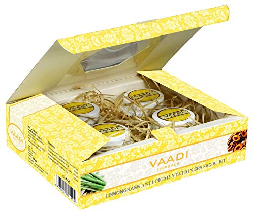Спа комплект за лице Vaadi Herbals Lemongrass срещу пигментация с екстракт от кедрово дърво, 70 г