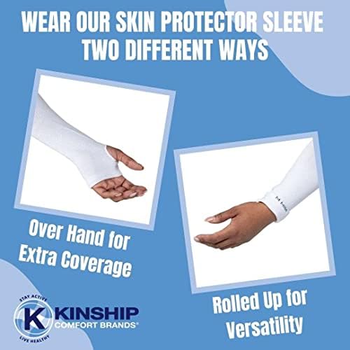 Защитни ръкави за кожата на ръцете търговска марка Kinship Comfort. Защита на кожата на ръцете от охлузвания, натъртвания, разкъсвания