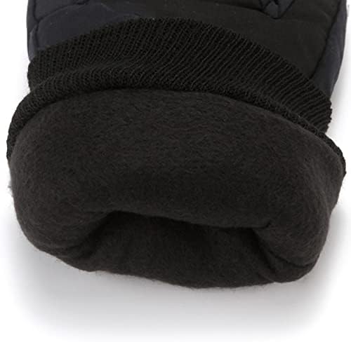 Модни черни ръкавици, зимни улични мъжки и дамски ръкавици за каране на кънки, сноуборд със сензорен екран, ветроупорен топли