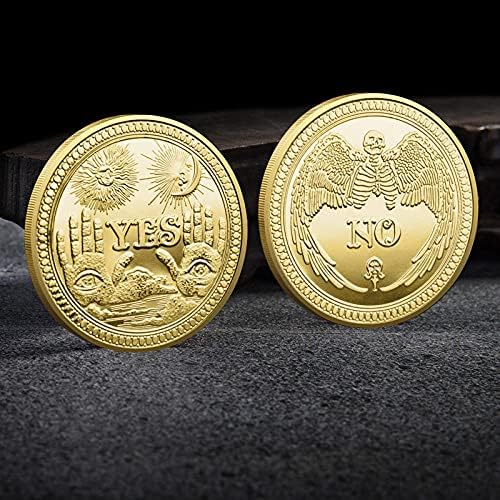 Възпоменателна монета, Позлатена Монета ДА / НЕ Вызовная Монета Щастливата Монета Криптовалюта 2021 са подбрани Монета Ограничена серия с