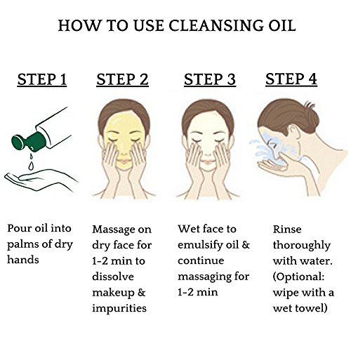 Биологичното Почистване масло за измиване и отстраняване на грима от лицето