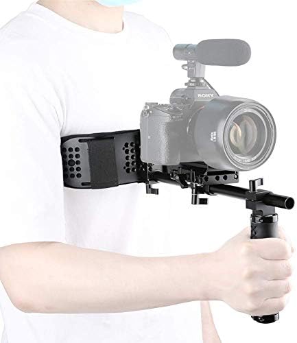 Система за поддръжка на инсталацията на Гърдите закрепване NICEYRIG 15 мм за Беззеркальной фотоапарат DSLR Камери Steady Movie