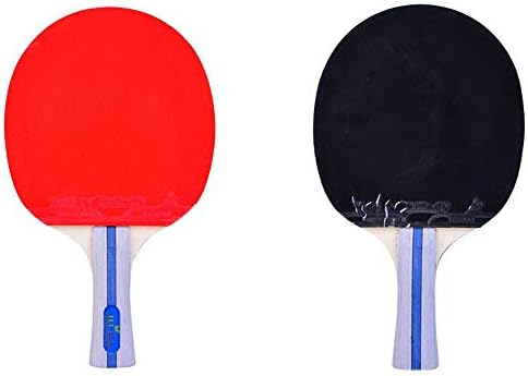 Професионално гребло за пинг-понг SSHHI 5 слоя дърво, Гребло за тенис на маса, Подходящи за играчи с по-големи деца, Модерен/Както е показано