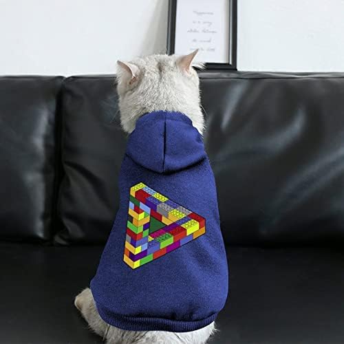 3D градивните елементи на Дрехи за Кучета Зимни Блузи за Домашни Любимци Меки и Топли Блузи за Малки до Средни Кучета