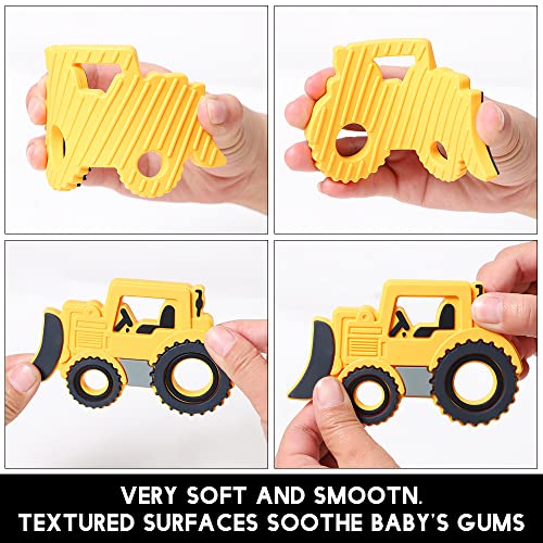 Играчки за никнене на млечни зъби AmazingM серия Car, хранително-вкусовата силикон дъвчене прорезыватель за 3 месеца + момчета