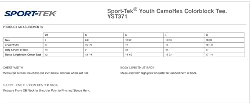 Спортна тениска Tek Boys CamoHex Colorblock Tee (YST371) - Га-Сив/ -S