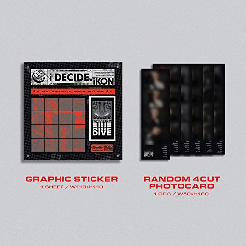 YG Entertainment Idol Goods Стоки, за фенове YG Select икона на 3-та мини-албум [i Decide] (ЧЕРВЕНО)