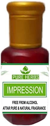 Аромат Pure Herbs Impression без съдържание на алкохол за мъже, подходящ за специални случаи, партита и ежедневна употреба 10 мл