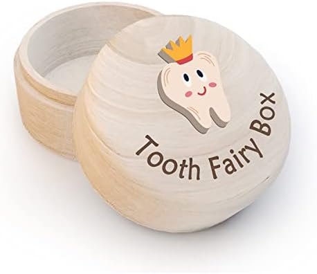 Скоростна Феята на Зъбките Azbuk за момчета и момичета, на Специална Дървена Кутия за зъби и 3D Зъб, За Съхранение на Загубени зъби