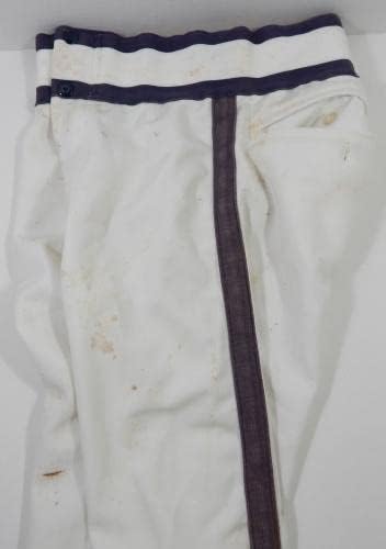 Houston Astros Pender Използвани в играта Бели Панталони 30 DP25300 - Използваните В играта панталони MLB