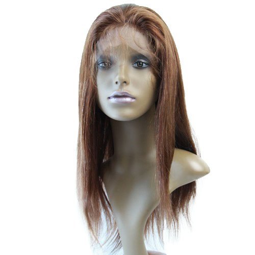Перука на съвсем малък отпред, перука от човешки косъм, Малайзия перука от естествена коса Remy, естествен директен цвят 4