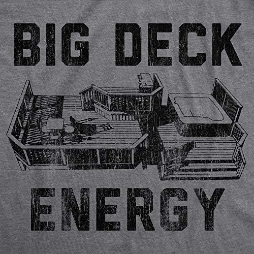 Мъжки t-shirt Big Deck Energy е най-Забавната Лятна Тениска с Графична Новост за двор В Задния Двор