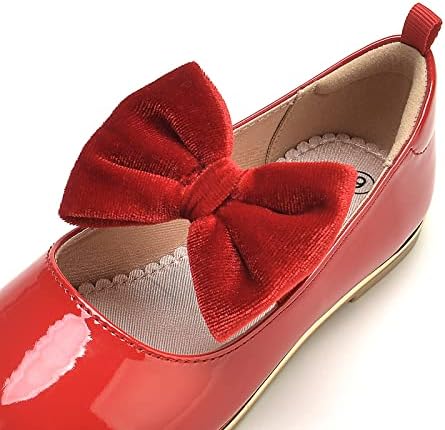 Monolin/балет апартаменти на Равна Подметка; Обувките Мери Джейн за Момичета; Сладко Обувки с Цветя Модел за Момичета; Ежедневни