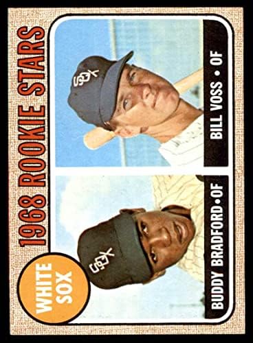 1968 Топпс 142 Начинаещи Уайт Сокс Бъди Брадфорд/Бил Voss Чикаго Уайт Сокс (бейзболна картичка) Ню Йорк /Mount Уайт Сокс