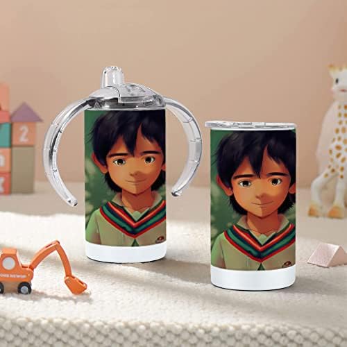 Чаша за Sippy с Шарките на момчето - Сладко Момче Baby Art Sippy Cup - Графична чаша За Sippy