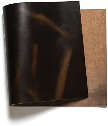 Кожена лента Buckleguy Horween от хромирана кожа, Тъмно Маслиново цветове, с Различни размери и тегло