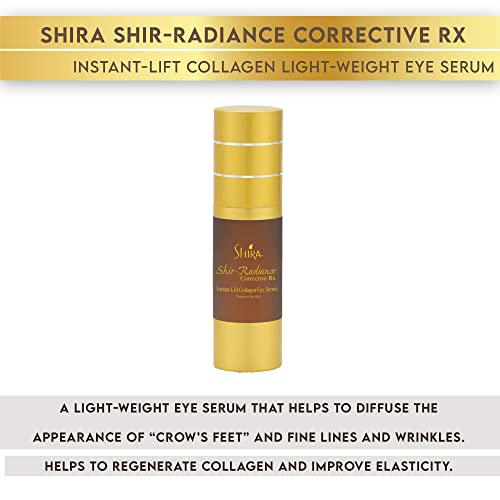 Лек серум за очи Shira на Violeta Radiance Corrective RX с колаген, моментално действие, Намалява Тъмните кръгове, бледи линии и бръчки.