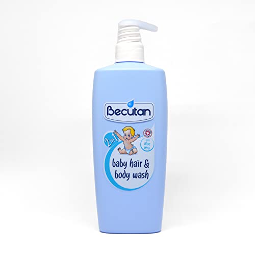 Becutan детско средство за измиване на коса и тяло 2в1 400 мл (помпа)