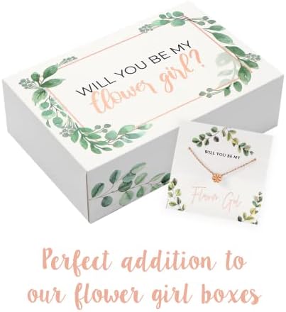 Поп Съскане Designs Подарък за момичета цвете - Колие за момичета цвете (комплект от 2) | Декорации за момичета | Колие за момичета