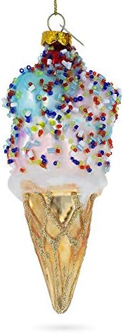 Клаксон за сладолед с Топинг от Хранително-Стъкло Коледен Орнамент