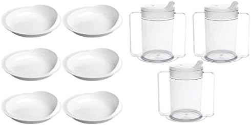 Набор от совковых чинии (6 опаковки) и 12-унционных чаши за възрастни (3 опаковки)