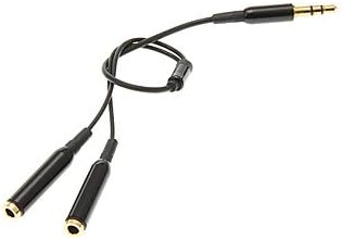 0,2 М 0,6 метра Спомагателен Aux аудио кабел с 3,5 мм Конектор от мъжете до 2 женски на кабели