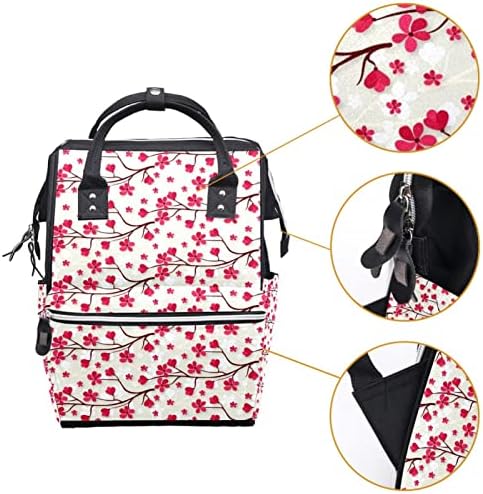 Старата Художествена Чанта за Памперси Cherry Blossom, Раница с Торби за промяна подложка за Малки Момичета, Чанта за Майките, За Момчета