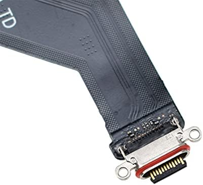 Sunways USB Type-C 3,1 Порт за Зарядно устройство Гъвкав Кабел с Непромокаем Гумен Пръстен Замяна за OnePlus 7T HD1901 1 +