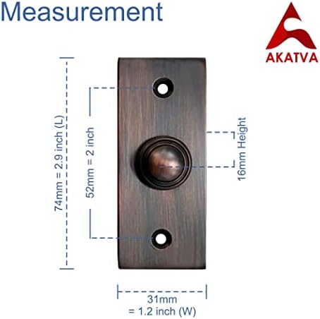 Бутон крилото на разговора Akatva с набор от Т-образни линии – 2 бр. Панти за порти за дървени огради за Повишена здравина