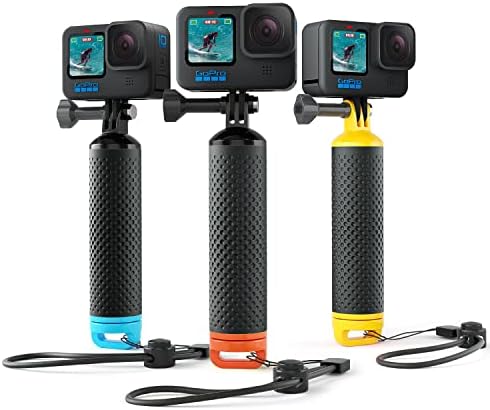 Водоустойчив дръжка Sametop с плаваща дръжка, която е Съвместима с GoPro Hero 11, 10, 9, 8, 7, 6, 5, 4, Сесия, 3+, 3, 2, 1, Екшън-камера