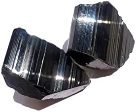 YSSJGOOD Натурален Черен Турмалин Чакъл Crystal Скъпоценен Камък Груб Порода Проба Минерал Камък Исцеляющий Рейки Декорация на