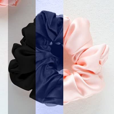 My lovely Silk: Красиви гумени ленти за коса от коприна - от Коприна дъвка за момичета - Идеален подарък от сатен каучук - Гума за хубави жени
