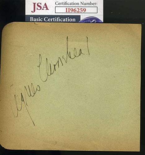 Агнес Мурхед JSA Coa Подписа Страница албум 1940 година Автограф