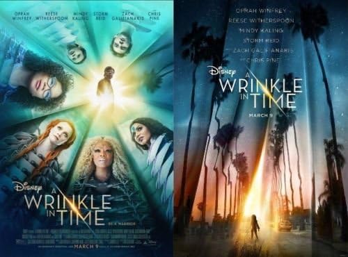 DISNEY ' S A WRINKLE IN TIME - 13,5 x20 D / S Оригинален Промо-постер на филма Редки 2018 г. с Опрой