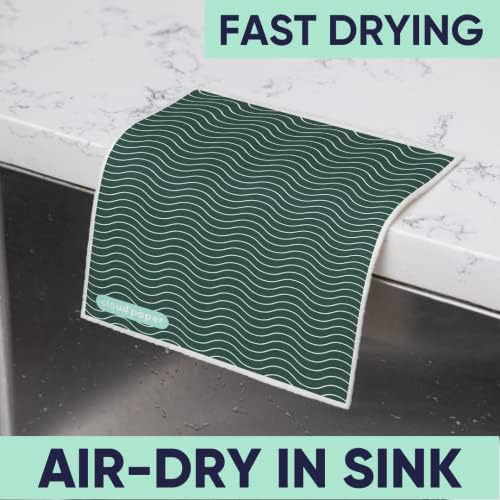 Кърпа за миене на съдове за еднократна употреба Cloud Paper - 3 опаковки на шведски кърпички за кухнята - чиста и моющаяся