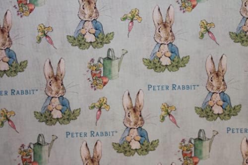 Кърпа за зайчето Питър Беатрикс Потър Кърпа за икона на Заека Питър от Springs Creative, Продадени на The Fat Quarter (18 X 22) на Нов BTFQ