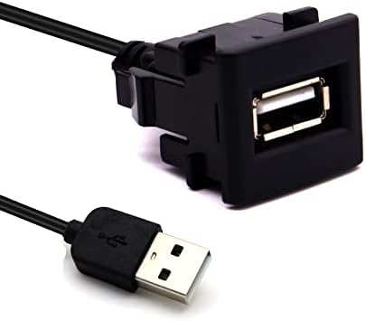 Зарядно за кола с USB порт LOKEKE за Toyota, удължителен кабел USB захранващ кабел, Конектор Poet за Toyota След 2019, който е Съвместим с