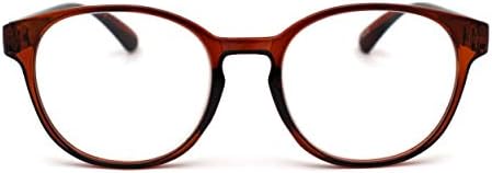 SA106 Кръгли Тънки Очила в Рогова Рамка с Замочной дупка SA106 от Пластмаса