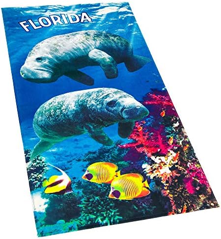 Плажна Кърпа Softerry Florida Lamantees 30 x 60 см от набивного Велур Памук