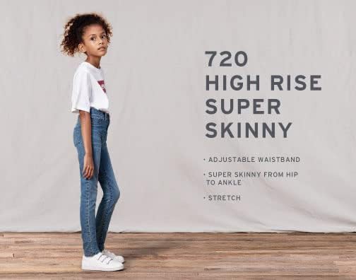 Дънки Levi ' s Girls с висока засаждане 720 Super Skinny-Fit