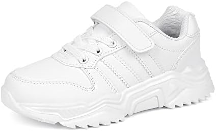 DVTENI Унисекс-Детски бели обувки за момчета и момичета, Нескользящие Тенис маратонки, Градинска Ежедневни Детски обувки,
