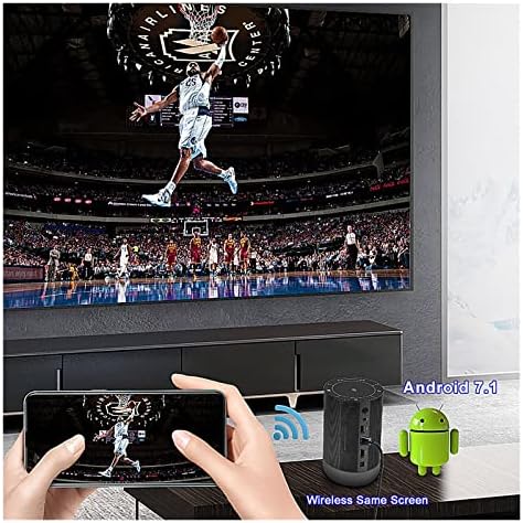 P9 WiFi Android проектор 4000 лумена 1920*1080P DLP Проектор за домашно кино С поддръжка на 4K Активни 3D видео игри led проектор (Цвят: