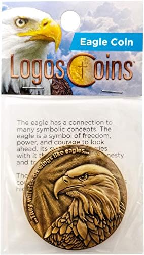 Лого Trading Post Старинни Позлатени Монети Christian Challenge | Монета Орел, Монета Lion of Judah, Монета Man of God, Монета