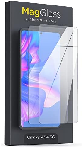magglass 2-Pack за Samsung Galaxy A54 5G Защитно фолио за екрана - защита на дисплея от закалено стъкло UHD с апликатор (пълно покритие,